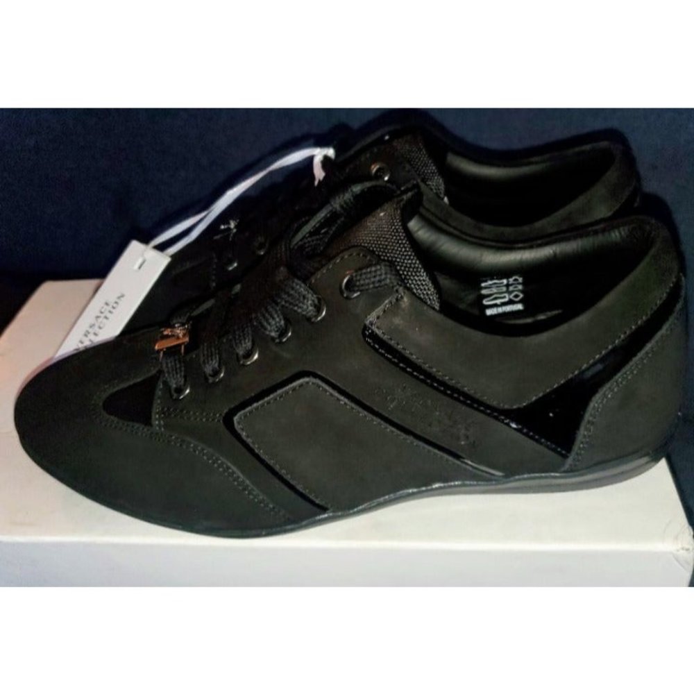 NEW AUTHENTIC VERSACE SUEDE SNEAKERS SZ7